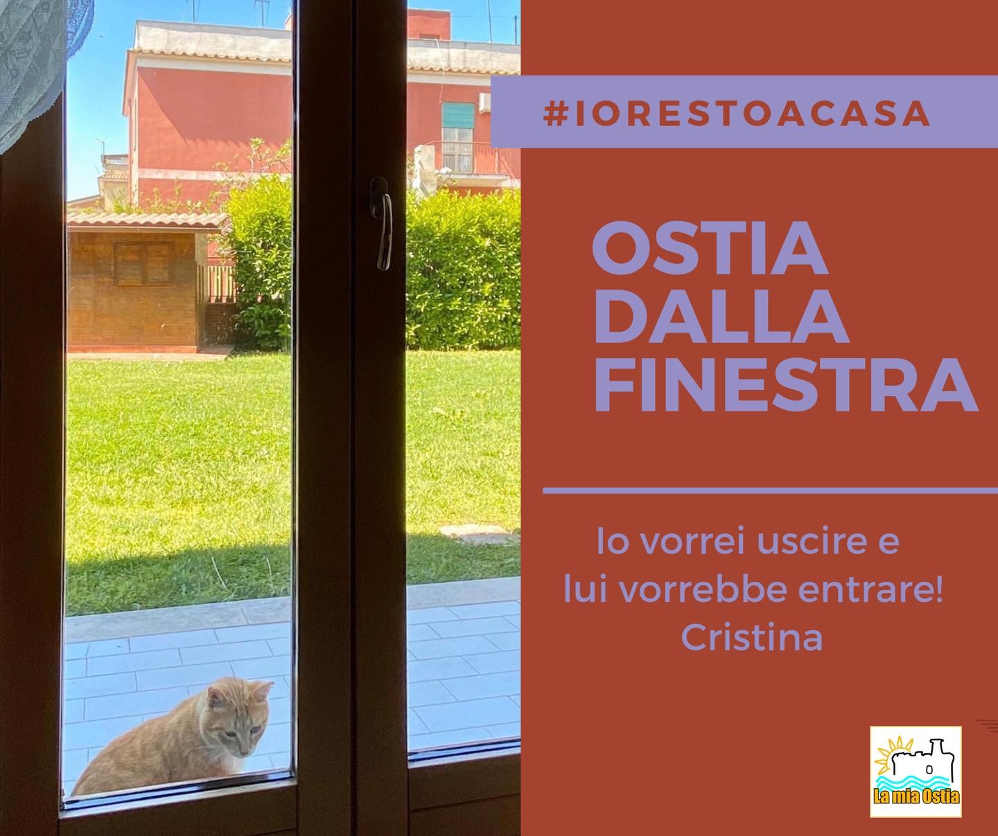 Ostia dalla finestra: mese di aprile